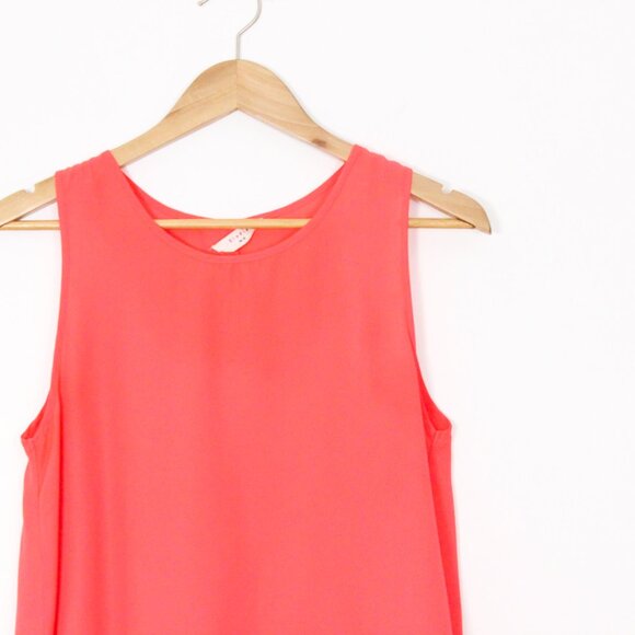 *Anthropologie Elodie Pink Blouse Tank with Lace Trim - Picture 2 of 4